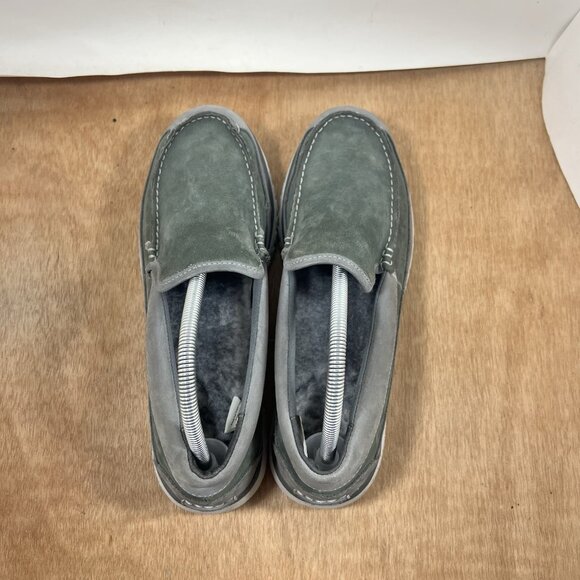 LL Bean Slippers Men Size 9 Shearling Lined Grey main image 5